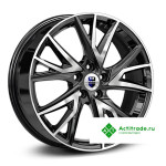 КиК Кайлас R18/6.5J PCD 5x114,3 ET 37 ЦО 66,6 черный с полированной лицевой поверхностью