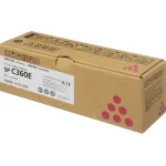 Тонер-картридж Ricoh SPC360E (пурпурный; 1500стр; SP C360DNw, C360SNw, C360SFNw, C361SFNw)