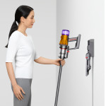 Вертикальный пылесос Dyson V12 Detect Slim Absolute (контейнер, мощность всысывания: 150Вт, пылесборник: 0.35л, потребляемая мощность: 545Вт)