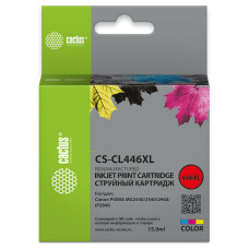 Картридж Cactus CS-CL446XL (оригинальный номер: CL-446XL; многоцветный; 15стр; Pixma MG2440, 2540, 2940) [CS-CL446XL]