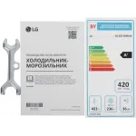 Холодильник LG GC-B257KMHW (No Frost, A+, 2-камерный, Side by Side, объем 703:432/271л, инверторный компрессор, серебристый)