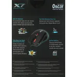 A4Tech XL-750BK Black USB (кнопок 7, 3600dpi)