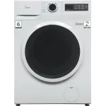 Стиральная машина Midea MF01610US40/W(59.5x85x40см, фронтальная, макс:6кг, 1000об/мин, белый)