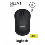Мышь Logitech B220 Silent Black USB (радиоканал, кнопок 3, 1000dpi)