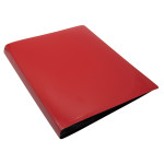 Папка Бюрократ DeLuxe DLV10RED (A4, пластик, толщина пластика 0,7мм, красный)