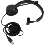 Гарнитура Jabra EVOLVE 20 MS Mono (оголовье, с проводом, накладные, USB Type-A, Skype for Business)