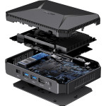 ПК Chuwi CWI527H (N N100 100МГц, LPDDR5 8Гб, SSD 256Гб, Intel UHD Graphics, Windows 11 Home)