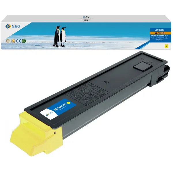 Тонер-картридж G&G GG-TK8115Y (желтый; 6000стр; Mita Ecosys M8124cidn, M8130cidn)