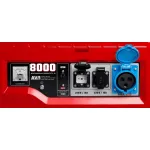 Электрогенератор ЗУБР СБ-8000 (бензиновый, однофазный, пуск ручной, 8/7,5кВт, непр.работа 9ч)