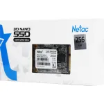 Жесткий диск SSD 256Гб Netac N5M (mSATA, 540/490 Мб/с, SATA 3Гбит/с, для ноутбука и настольного компьютера)