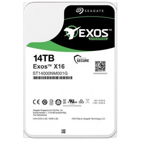 Жесткий диск HDD 140Тб Seagate Exos X16 (3.5