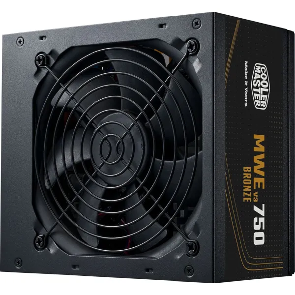 Блок питания Cooler Master 750W MWE Bronze V3 (ATX, 750Вт, BRONZE)