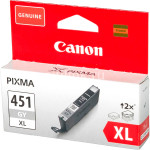 Картридж Canon CLI-451XLGY (серый; 3350стр; 11мл; iP7240, MG5440, MG6340)