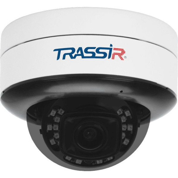 Камера видеонаблюдения Trassir TR-D3122ZIR2 (IP, антивандальная, купольная, уличная, 2Мп, 2.8-8мм, 1920x1080, 25кадр/с, 91°)