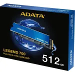Жесткий диск SSD 512Гб ADATA (2280, 2000/1600 Мб/с)