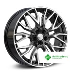Скад Эльба R18/7J PCD 5x114,3 ET 40 ЦО 66,1 черный с полированной лицевой поверхностью