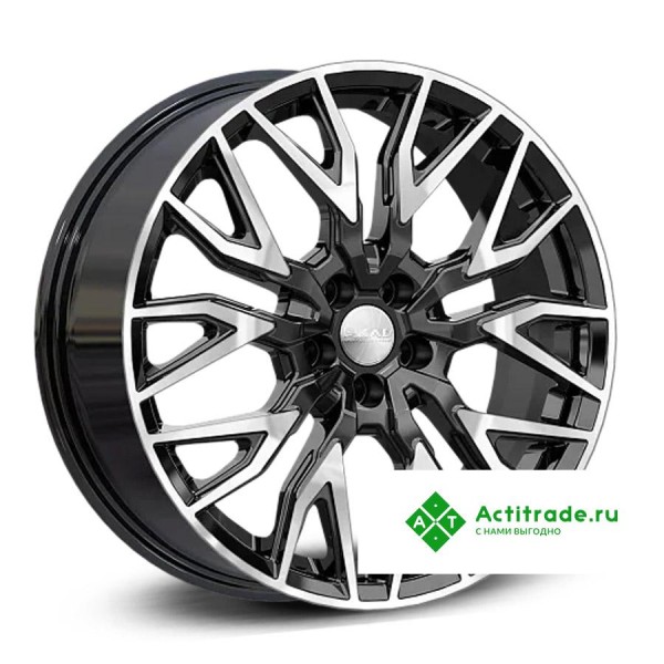 Скад Эльба R18/7J PCD 5x114,3 ET 40 ЦО 66,1 черный с полированной лицевой поверхностью