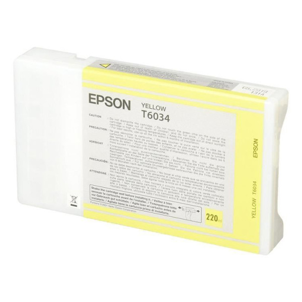 Чернильный картридж Epson C13T603400 (желтый; 220стр; 220мл; St Pro 7880, 9880)