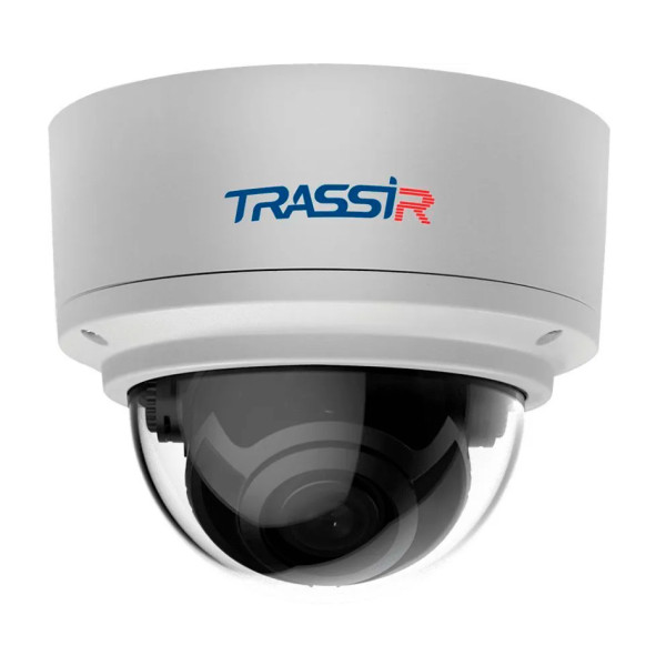 Камера видеонаблюдения Trassir TR-D3181IR3 v2 (IP, антивандальная, купольная, уличная, 8Мп, 3.6-3.6мм, 3840x2160, 25кадр/с, 91°)