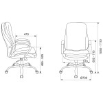 Кресло руководителя Бюрократ T-9950SL Fabric