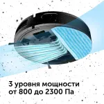 Робот-пылесос Red Solution RV-RL6000S (контейнер, пылесборник: 0.3л, потребляемая мощность: 35Вт)