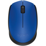 Мышь Logitech M171 Wireless Mouse Blue-Black USB (радиоканал, кнопок 3, 1000dpi)