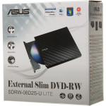 Внешний DVD RW DL привод ASUS SDRW-08D2S-U LITE Black