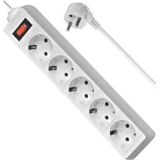 Сетевой фильтр Defender ES 5 (5м, 5xEURO, 2,2кВт, 10А)