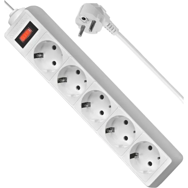 Сетевой фильтр Defender ES 5 (5м, 5xEURO, 2,2кВт, 10А)