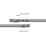 Apple MacBook Air A3114 (Apple M3 (8 core CPU/10 core GPU) 2.75 ГГц/16 ГБ LPDDR5/15