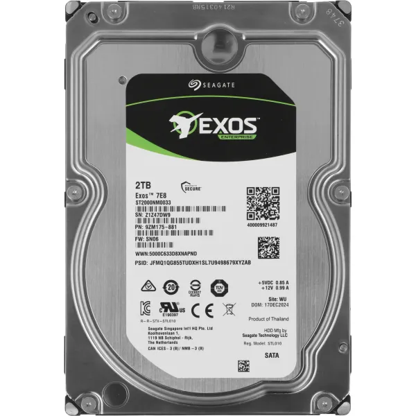 Жесткий диск HDD 2Тб Seagate Constellation ES.3 (3.5
