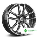 Wheels UP Up107 R17/6.5J PCD 4x100 ET 45 ЦО 54,1 черный с полированной лицевой поверхностью