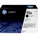 Тонер-картридж HP 55A (черный; 6000стр; LJ P3015)