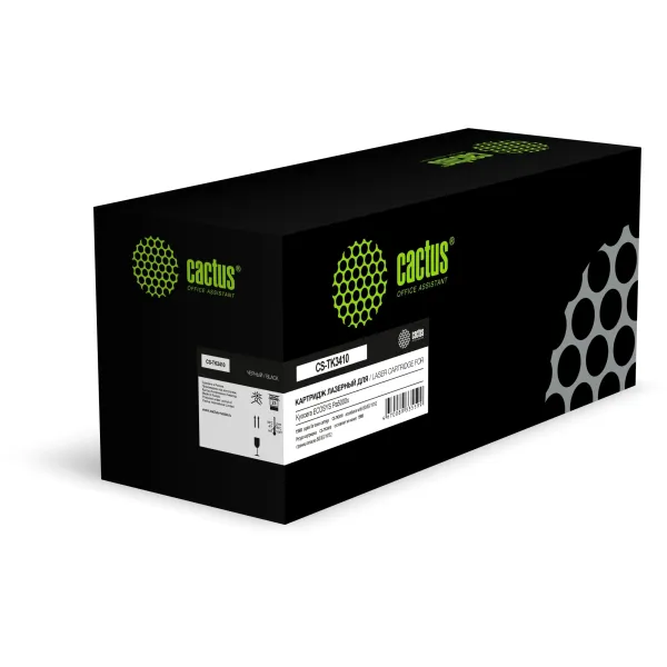 Тонер-картридж Cactus CS-TK3410 (черный; 15500стр; Ecosys PA5000x)