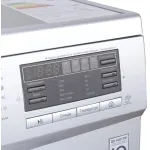 Стиральная машина LG F-1296TD4(фронтальная полноразмерная, класс стирки/отжима/э.потребления: A/B/A , макс: 8кг, 1200 об/мин, инвертер, защита: частичная (корпус), 60x85x55см, серебристый)