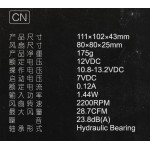 Кулер ID-Cooling DK-01S (алюминий, 23,8дБ, 80x80x25мм, 3-pin)