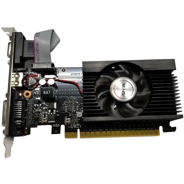 Видеокарта GeForce GT 710 954МГц 1Гб AFOX (GDDR3, 64бит, 1xDVI, 1xHDMI)