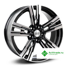 RST R228 R18/8J PCD 5x108 ET 50 ЦО 63,4 черный с полированной лицевой поверхностью