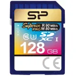 Карта памяти SDXC 128Гб Silicon Power (Class 10, 90Мб/с, UHS-I U3, без адаптера)