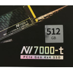 Жесткий диск SSD 512Гб Netac (2280, 7200/4400 Мб/с, 600000 IOPS, PCI-E, для ноутбука и настольного компьютера)