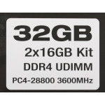 Память DIMM DDR4 2x16Гб 3600МГц Patriot Memory (28800Мб/с, CL18, 288-pin, 1.35 В)