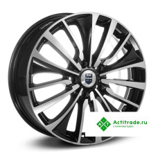 КиК Flanker- Оригинал R17/6.5J PCD 4x100 ET 41 ЦО 60,1 черный с полированной лицевой поверхностью