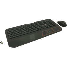 Клавиатура и мышь DEFENDER Berkeley C-925 Nano Black USB (радиоканал, классическая мембранная, 104кл, лазерная, кнопок 6, 1600dpi) [45925]