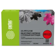 Cactus CS-PFI121M (пурпурный пигментный; 130стр; imagePROGRAF TM-250, 255, 350, 355) [CS-PFI121M]