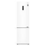 Холодильник LG GA-B509CQSL (No Frost, A+, 2-камерный, объем 419:292/127л, инверторный компрессор, 595x2 030x682см, белый)