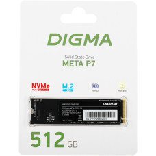 Жесткий диск SSD 512Гб Digma (2280, 6400/4300 Мб/с, 750000 IOPS) [DGSM4512GP73T]