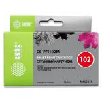 Чернильный картридж Cactus CS-PFI102M (пурпурный; 130стр; IP iPF500, iPF600, iPF700, MFP M40, iPF765, LP17, LP24)