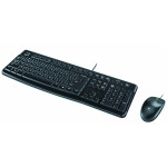 Клавиатура и мышь Logitech Desktop MK120 Black USB (классическая мембранная, 104кл, светодиодная, кнопок 2, 1000dpi)