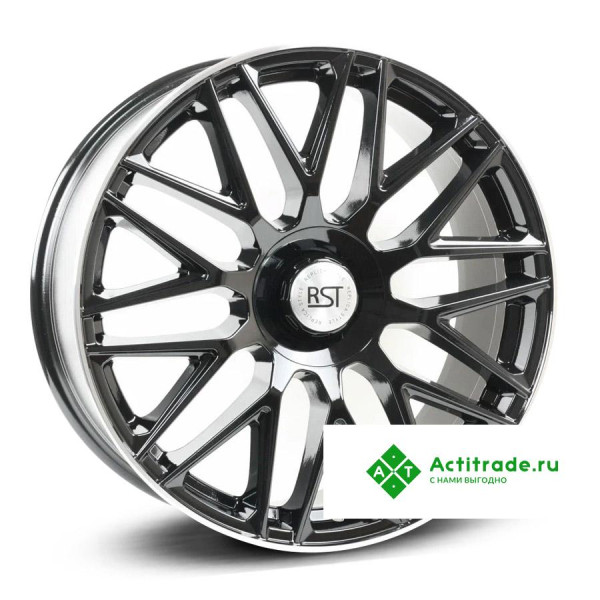 RST R042 R20/8.5J PCD 5x112 ET 40 ЦО 66,6 черный глянцевый