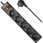 Сетевой фильтр Defender ES LARGO (1,8м, 5xEURO, 2,2кВт)